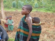 Children in Rwanda, Africa. 