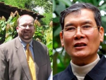 Christian Marchant and Fr. Nguyen Van Ly