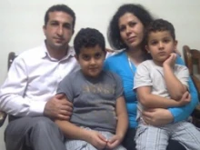 Christian Pastor Youcef Nadarkhani and his Family. 