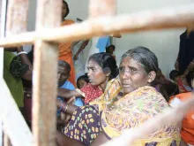 Christian families displaced by violence in India in 2008. 