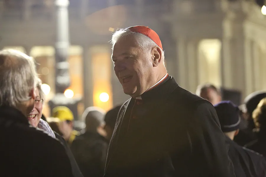 Cardinal Gerhard Müller, prefect of the Congregation for the Doctrine of the Faith, attends the Christmas tree lighting in St. Peter's Square, Dec. 18, 2015. ?w=200&h=150