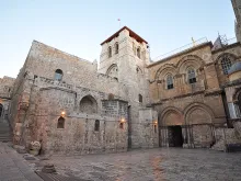 The Church of the Holy Sepulchre in Jerusalem, which was closed for three days last month in protest of the tax plan. 