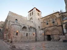 The Church of the Holy Sepulchre in Jerusalem. 