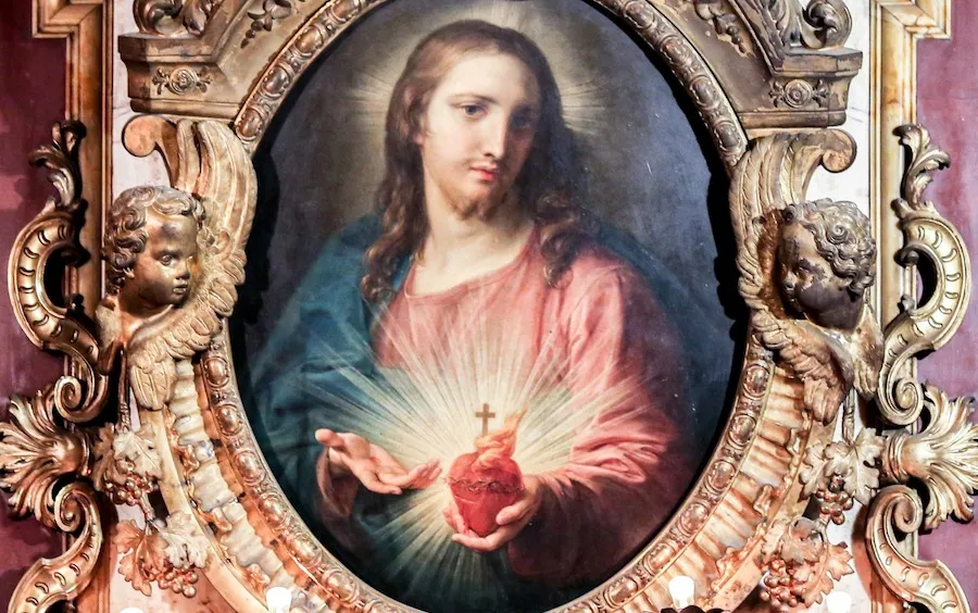 An image of the Sacred Heart in the Church of the Jesu, in Rome.?w=200&h=150