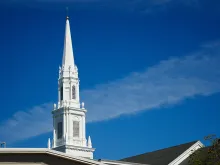 Church steeple in Hartford, CT. 