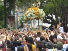 The Cirio de Nazare procession makes its way to the Shrine of Our Lady of Nazareth in 2009. 