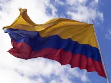 The flag of Colombia.