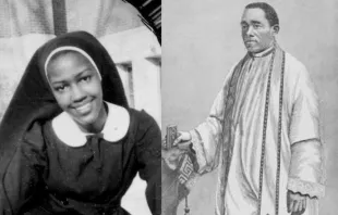 Sister Thea Bowman (Courtesy of the Franciscan Sisters of Perpetual Adoration) and Venerable Augustus Tolton ( New York Public Library).
