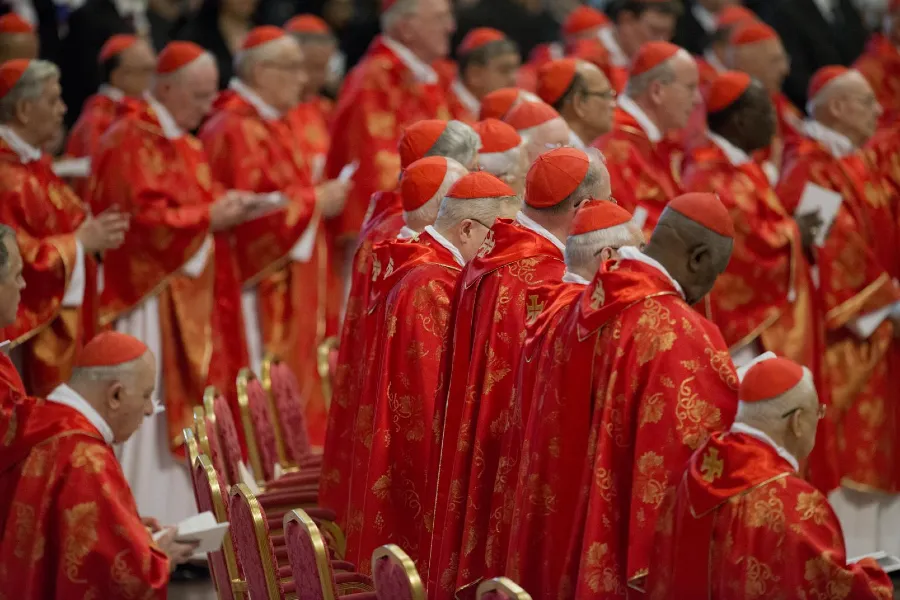 The College of Cardinals celebrates Mass March 12, 2013 before entering the Sistine Chapel for the papal conclave. ?w=200&h=150