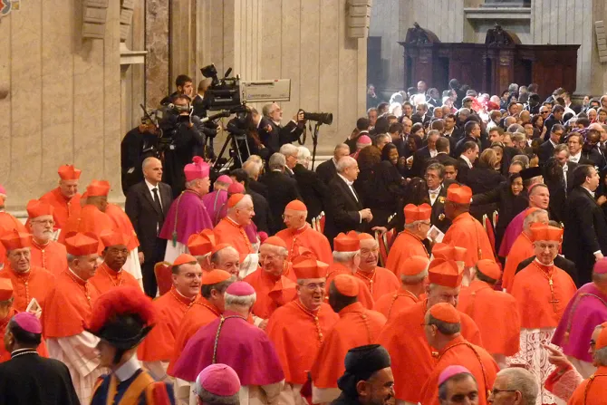 Consistory of cardinals in St Peters Basilica on Nov 4 2012 Credit Lewis Ashton Glancy CNA 3 CNA 2 12 15