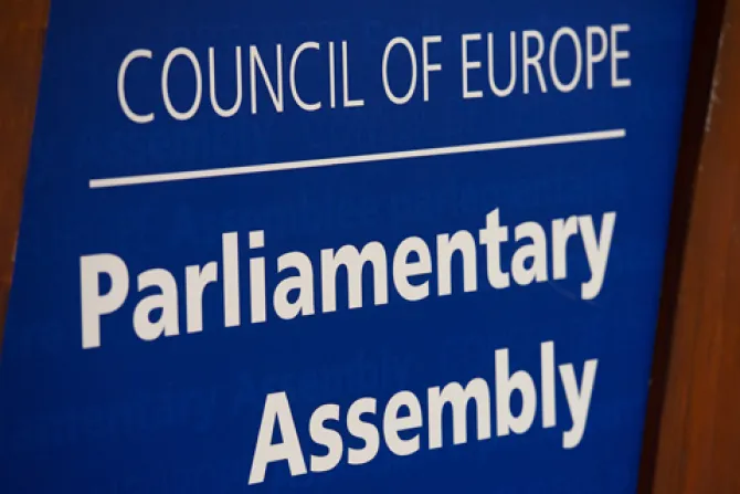 Council of Europe Parliamentary Assembly Credit Jacques Denier Council of Europe CNA World Catholic News 4 26 13