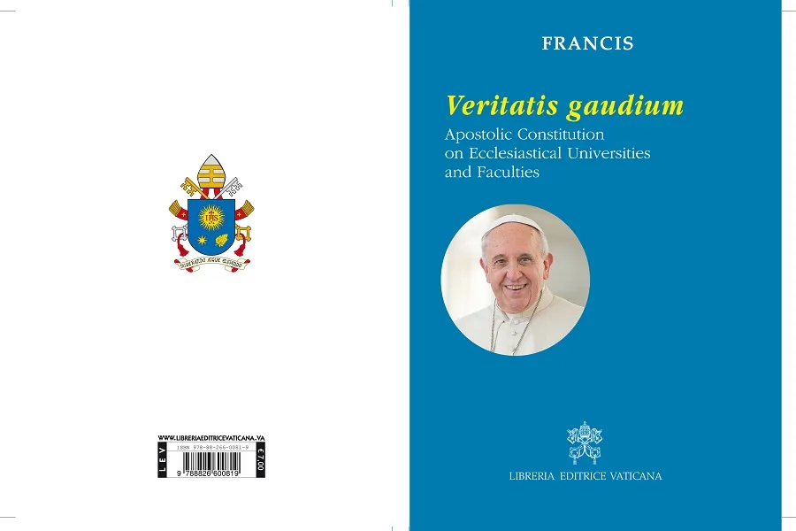 Cover for Pope Francis' apostolic constitution Veritatis Gaudium.?w=200&h=150