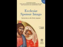 Cover of the instruction on consecrated virgins, Ecclesia sponsae imago. 