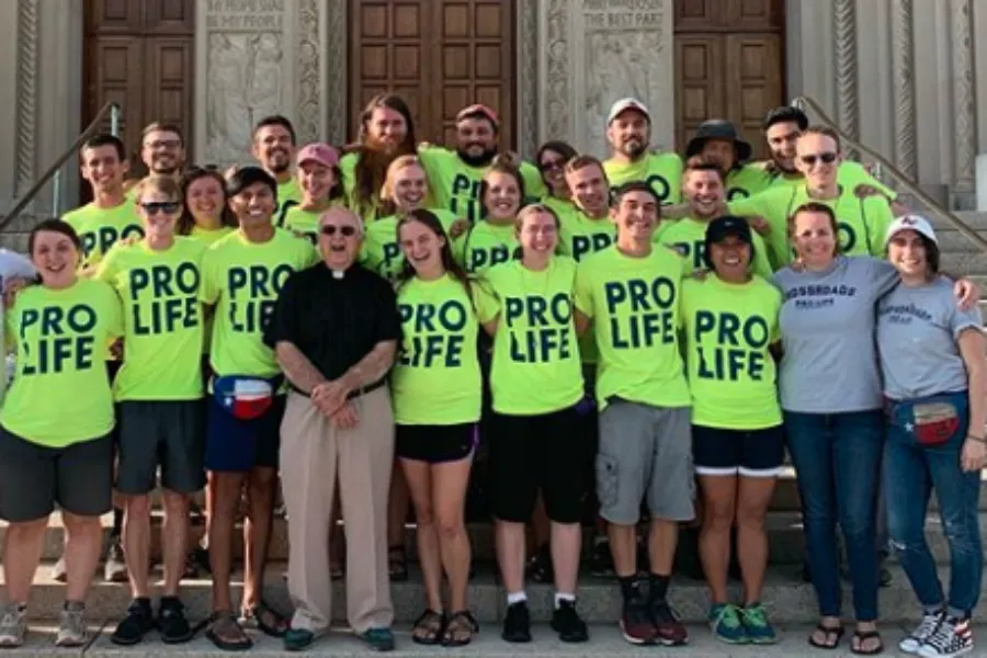Participants in the 2019 Crossroads walk for life at the Basilica of the National Shrine of the Immaculate Conception, Washington, DC. ?w=200&h=150