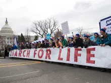 Crowds at the March for Life in Washington, D.C., Jan. 27, 2017. 