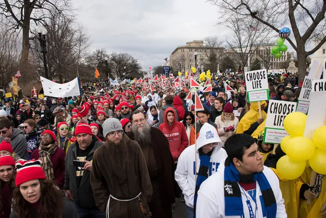 Crowds at the March for Life in Washington DC on Jan 27 2017 Credit Jeff Bruno 43 CNA