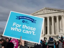 The March for Life before the Supreme Court building in Washington, D.C., Jan. 27, 2017. 