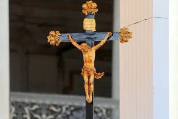 Crucifix at the Jubliee Audience in St Peters Square on March 12 2016 Credit Alexey Gotovskiy CNA 3 12 16