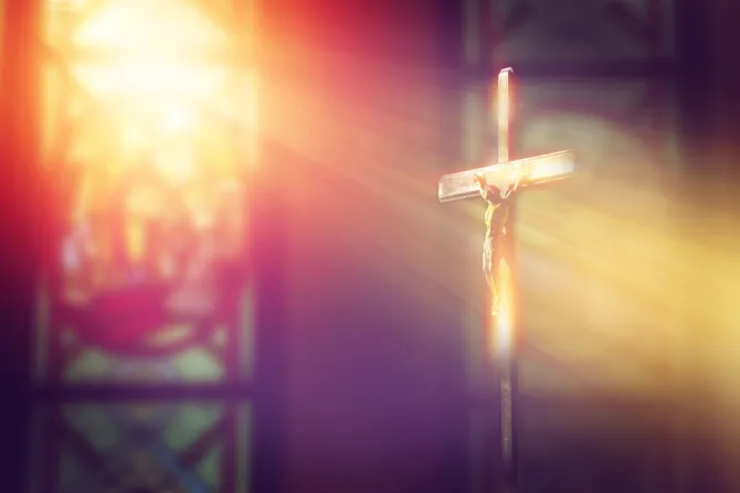 Crucifix in church Credit thanasus  Shutterstock