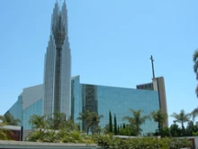 The Crystal Cathedral in Garden Grove, Calif. 