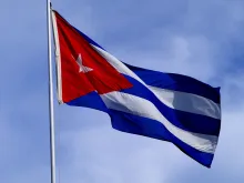 The Cuban flag.