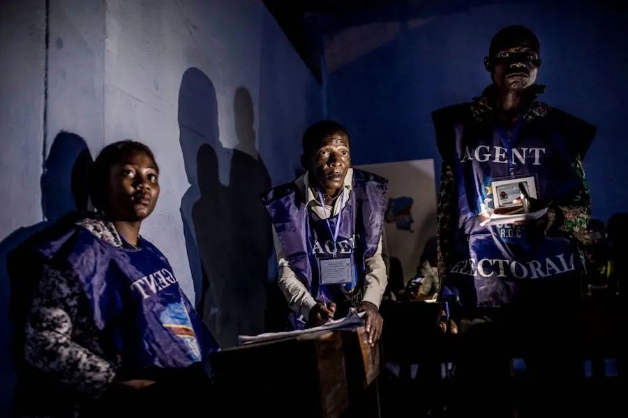 DRC polling officials hear instructions ahead of the nation’s Dec. 30 presidential elections. ?w=200&h=150