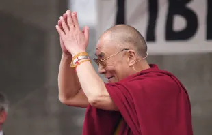 Tenzin Gyatso, the 14th Dalai Lama, won the Nobel Peace Prize in 1989.   Jan Michael Ihl via Flickr (CC BY-NC-SA 2.0).