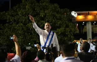 Daniel Ortega celebrates his re-inauguration as president of Nicaragua, Jan. 10, 2012. Cancilleria del Ecuador via Flickr (CC BY-SA 2.0).