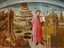 Dante portrait by Domenico di Michelino. 
