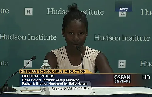 Deborah Peters, a survivor of a Boko Haram attack in 2011. ?w=200&h=150