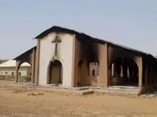 A church in Mubi, Adamawa state, destroyed by Boko Haram in November, 2014. 