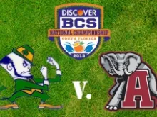 Discover BCS Championship Game between 1. Notre Dame and 2. Alabama.