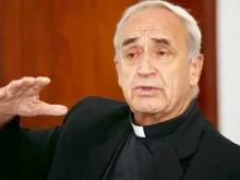 Bishop Jose Luis Azcona. 