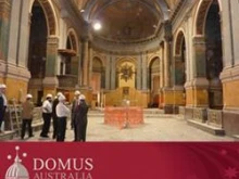 The renovated chapel in Domus Australia. 
