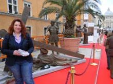 Domus Dei spokeswoman Rosa Scannella and the Via Crucis