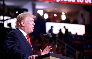 Donald Trump at the Republican National Convention in Cleveland, OH, July 18-21, 2016.   Addie Mena / CNA.