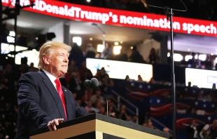 Donald Trump at the Republican National Convention in Cleveland, OH, July 18-21, 2016.   Addie Mena / CNA.