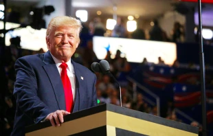 Donald Trump at the Republican National Convention in Cleveland, OH, July 18-21, 2016.   Addie Mena / CNA.
