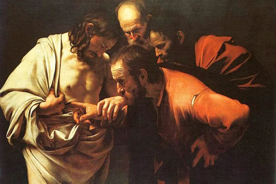 Thomas touches the wounds of the Risen Jesus. ?w=200&h=150