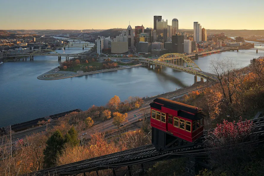 Downtown Pittsburgh and the Duquesne Incline from Mt. Washington. ?w=200&h=150