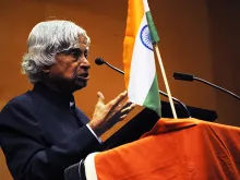 APJ Abdul Kalam, the former Indian president who died July 27, speaks at Tulane University Oct. 26, 2009. 