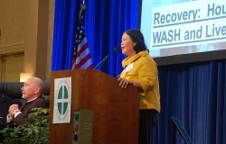 Dr. Carolyn Woo, President of Catholic Relief Services, speaks to the USCCB's Fall General Assembly in Baltimore on Nov. 11, 2013. ?w=200&h=150