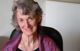 Dr. Geraldine Kelley, a translator of entries in the