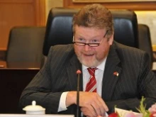 Dr. James Reilly, Ireland's Minister for Health, during his recent visit to China in August 2012. 