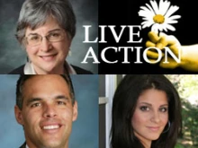 Dr. Janet Smith, Lila Rose, Dr. Christopher Kaczor (left to right, clockwise)