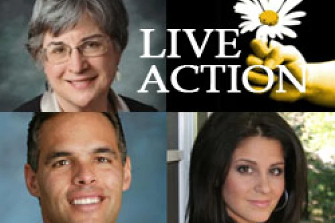 Dr Janet Smith Christopher Kaczor Lila Rose Live Action CNA US Catholic News 2 21 11