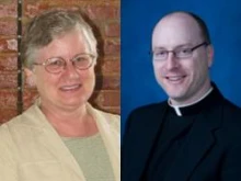 Dr. Mary L. Gautier and Fr. Shawn McKnight
