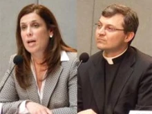 Dr. Robin L. Smith and Fr. Tomasz Trafny