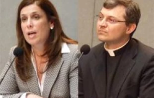 Dr. Robin L. Smith and Fr. Tomasz Trafny