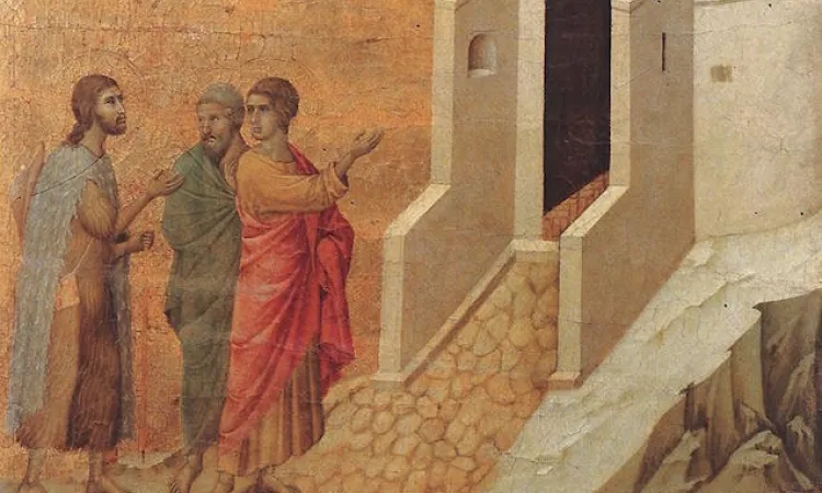 Duccio di Buoninsegna   Road to Emmaus   WGA06821